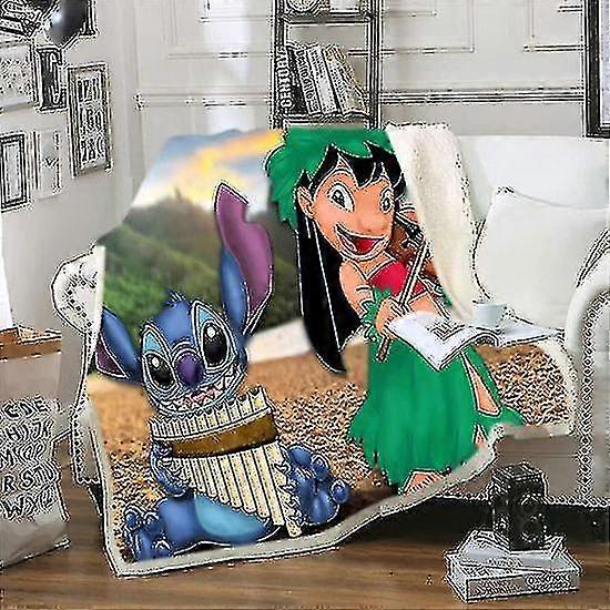 Lilo Stitch Blankets 100% Microfiber, 3d Printing, Soft And Warm Fleece Blanket For Adults And Children 60x120cm [2724]