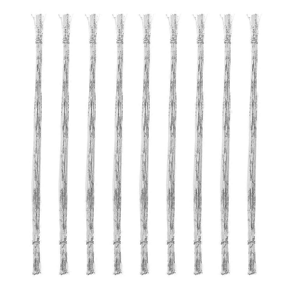 100 Stück weißer Blumendraht Floristendraht grüner künstlicher Blumendraht Blumenarrangierzubehör Handwerk Blumendraht