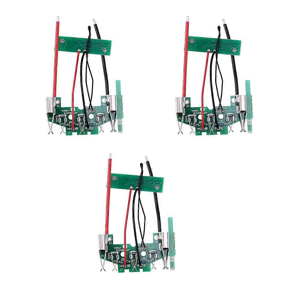3Pcs BAT610 18V Lithium- Battery PCB Charging Protection Circuit Board for Boschs 18V Li- Battery