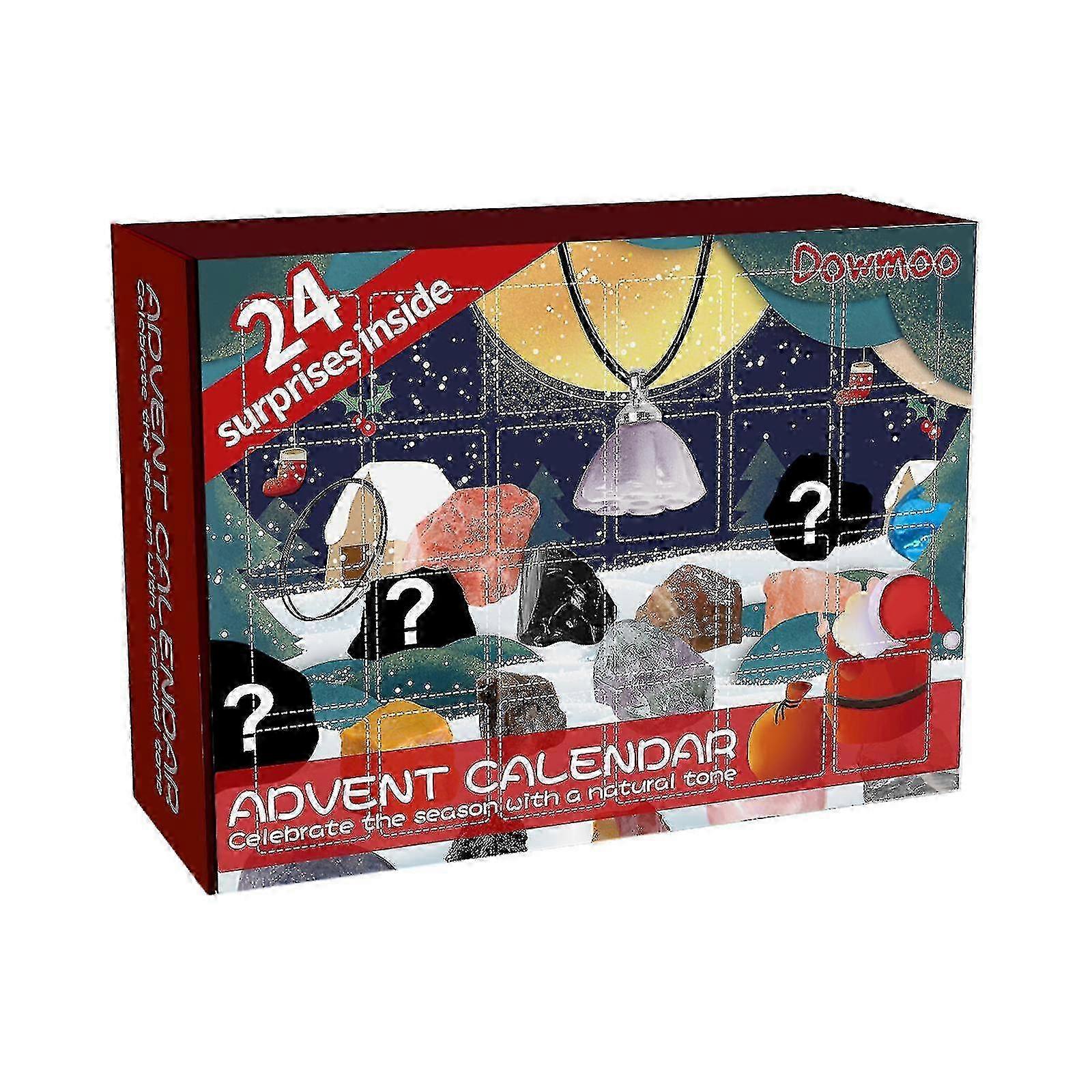 Χριστουγεννιάτικο Advent Calendar Mineral Blind Box 24 Frame Countdown Χριστουγεννιάτικο δώρο Toy Ore Gift Box
