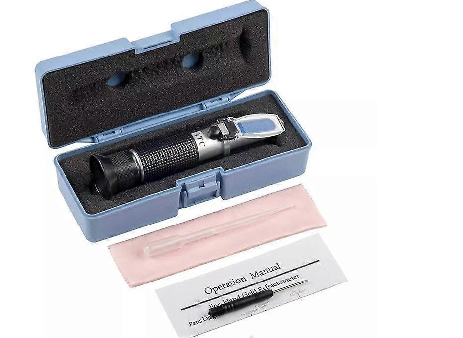 Rifrattometro di salinità 0-100% ATC Tester di acqua salata Tester di salinità per acqua di mare Piscina Acquario