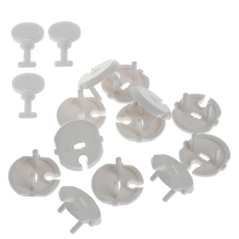 Outlet Covers 12-Pack White Child Proof Electrical Protector Outlet Plug Covers
