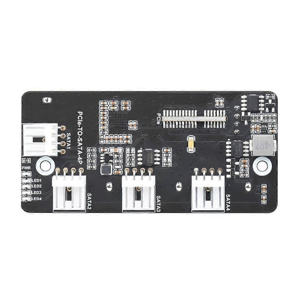 CM4 4CH SATA3.0 Interface Expansion Card 6Gpbs High-Speed For RaspberryPi