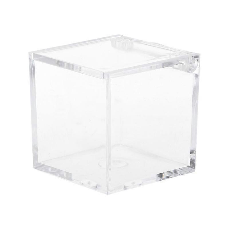 Transparent Cube Wedding Favor Candy Box Plastic Transparent Clear Gift Boxes fo
