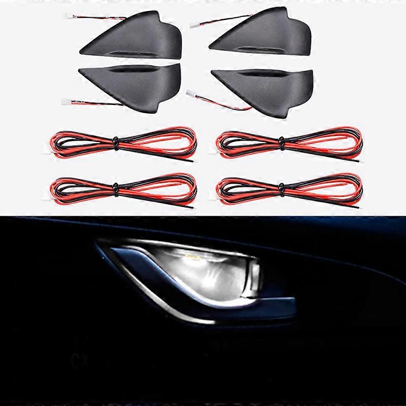 Car LED Door Bowl Armrest Atmosphere Light Door Bowl Handle Frame Light for Mazda Atenza CX-3 CX-5 CX-8