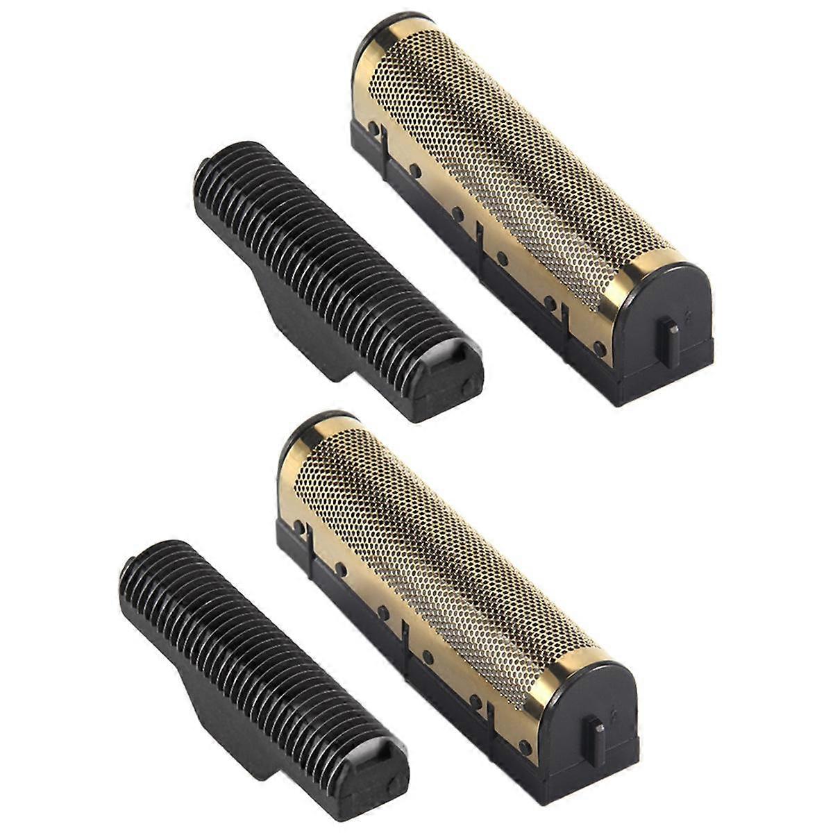 1Set Clipper Blade for Km-1102 Clipper Electric Shaver Parts Net Gold