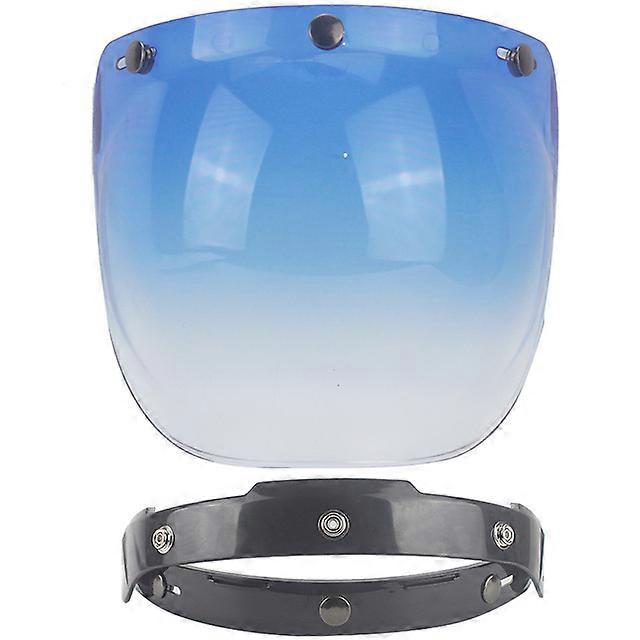 Motorcycle helmet sun shield / 3/4 motorcycle helmet lens bubble sun visor / retro helmet lens windshield / 12 colors optional