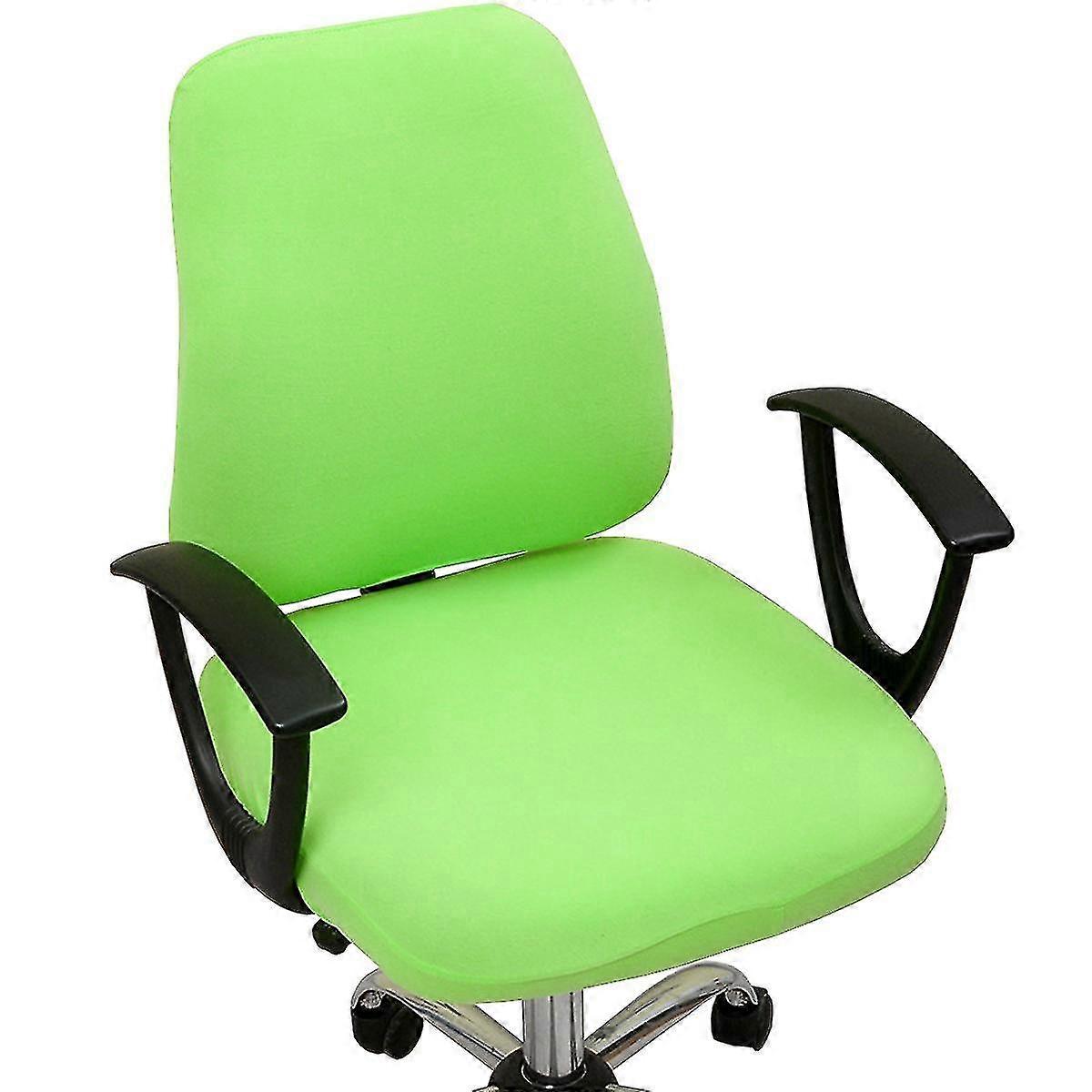 8color Computer Office Chair Cover,split Protective & Stretchable Cloth Polyester Desk Task Chair Covers Stretch Rotating Chair Slipcover,removable Wa
