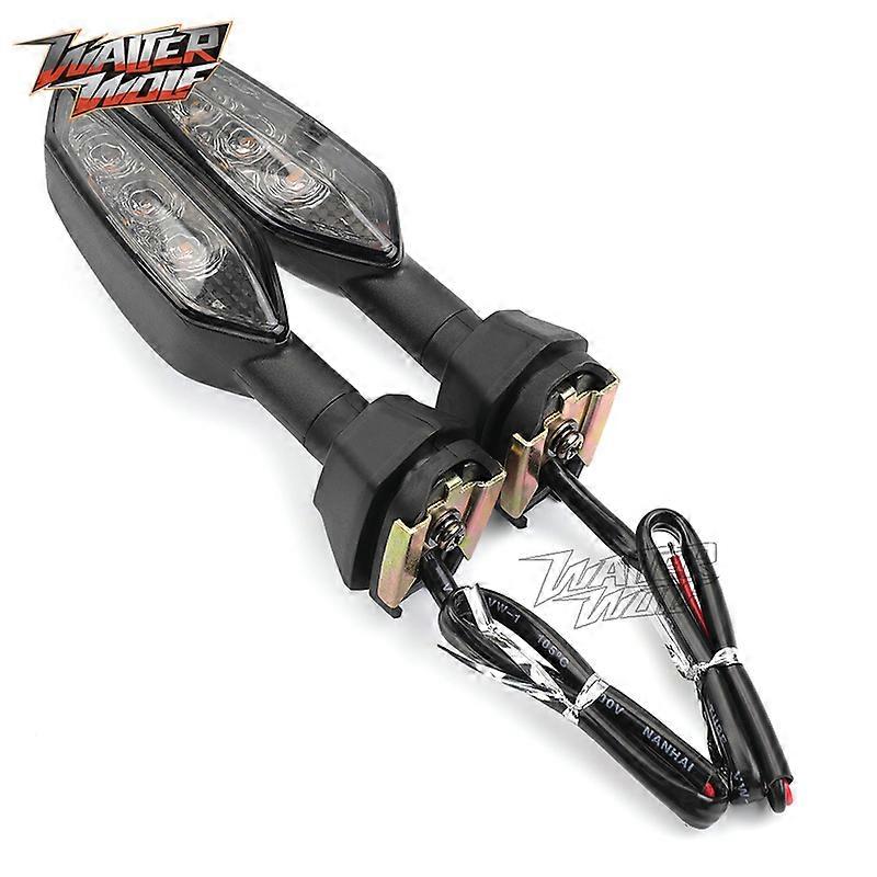 LED Rear Turn Signal Indicator Light For KAWASAKI Z1000SX ER6N ER6F NINJA 650 400 300 ZX6R H2 Motorcycle Flashing Blinker LampsMotor Vehicle Lighting