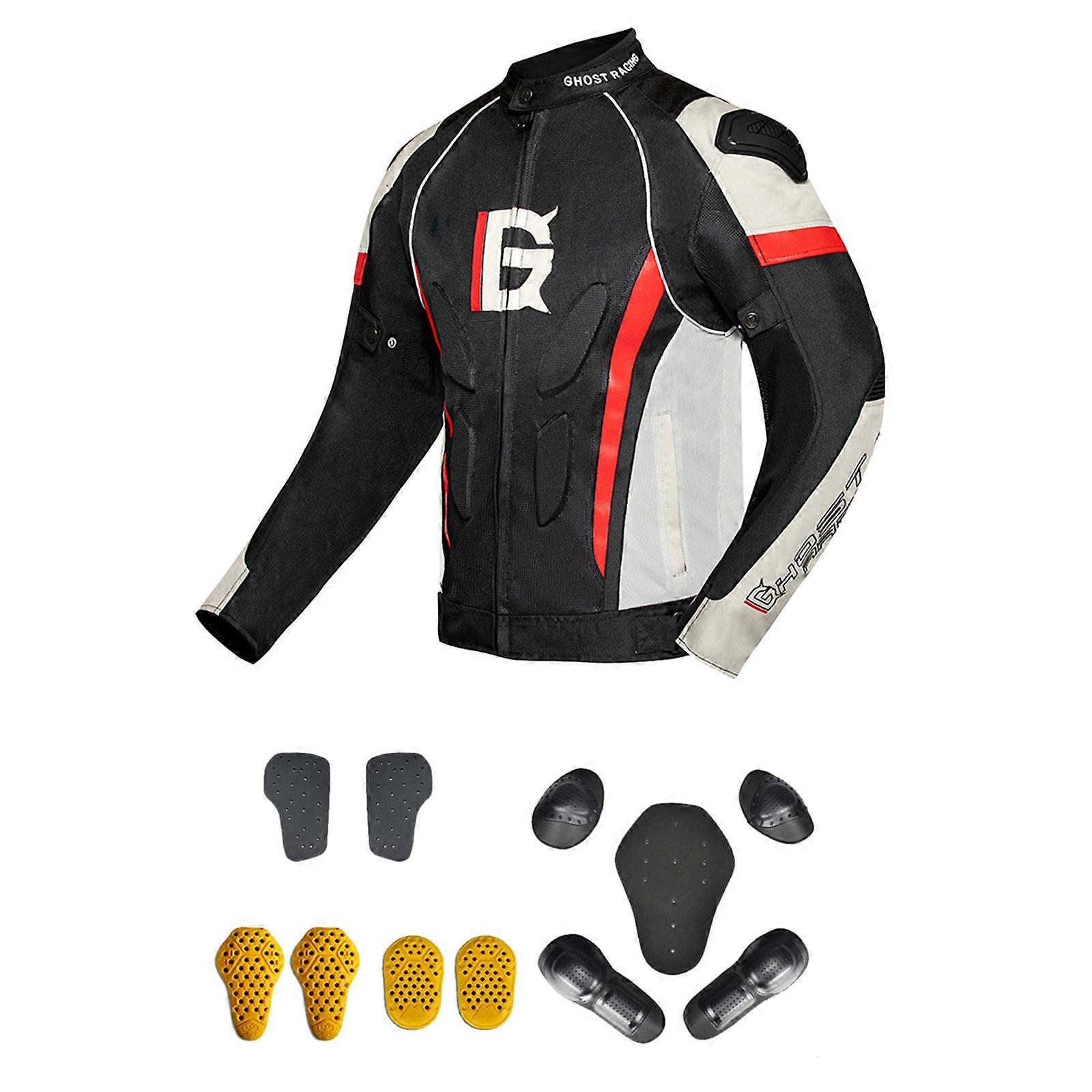 Breathable Mesh Motorcycle for Jacket for Men Dual for Protection with Armor Wat