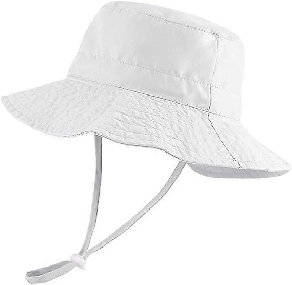 Chapeau de soleil réglable pour bébé Casquette d’été enfant à large bord pour piscine / plage / natation / extérieur