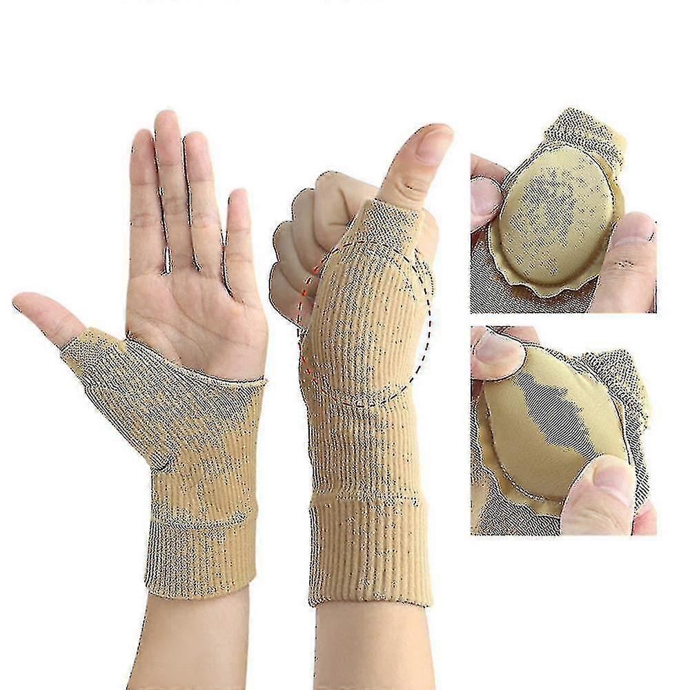 Compression Therapy Gloves Gel Filled Thumb Hand Wrist Support