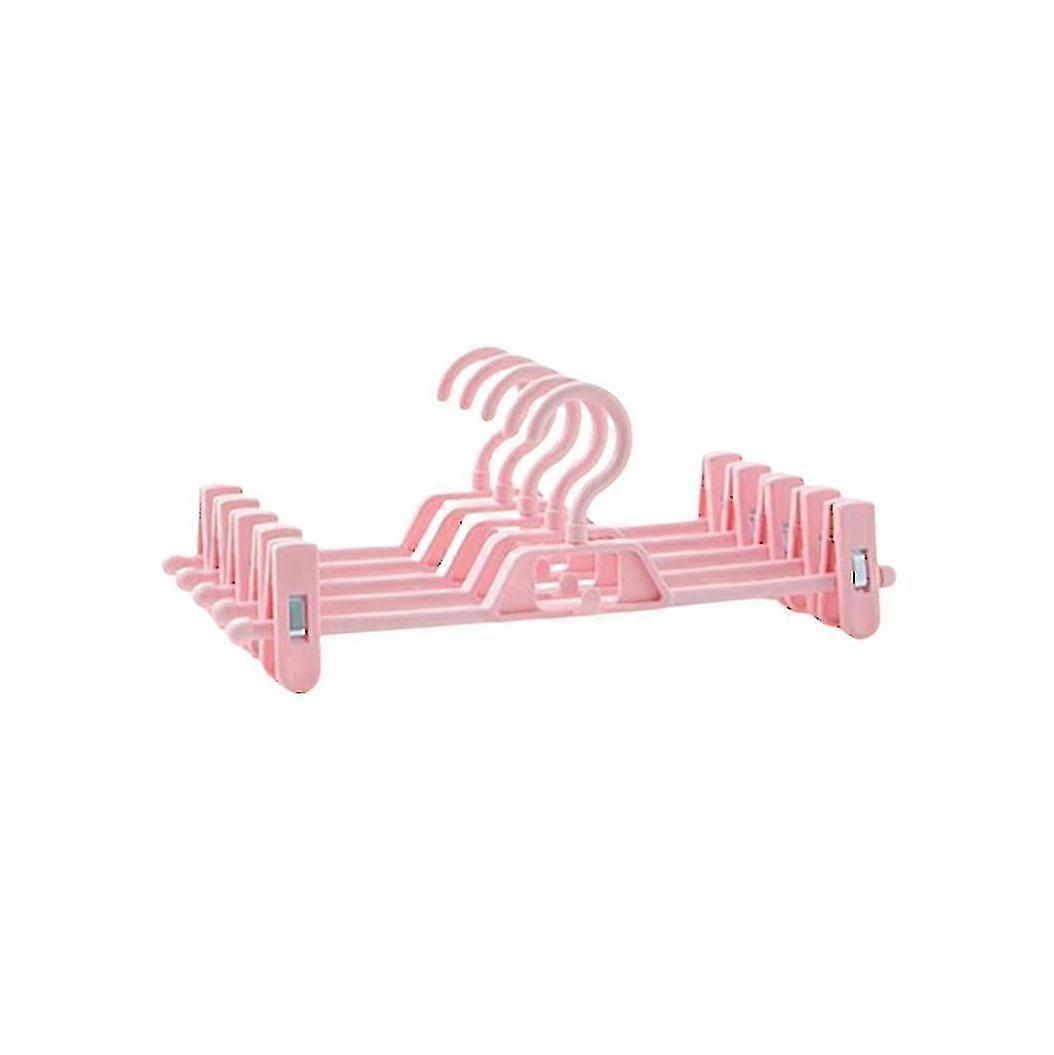 10pcs Adjustable Plastic Clothes Rack For Pant Skirt Clip Bra Clothespin E