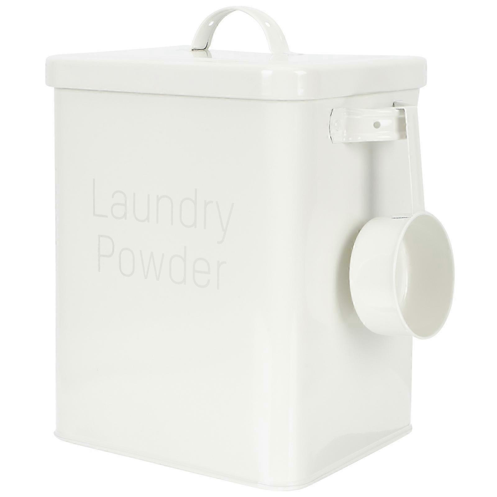 Laundry Detergent Box Laundry Soap Container Laundry Powder Storage Case with Scoop