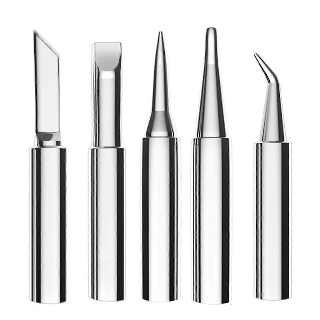Soldering Bits Alloy Plating Tip Set Suitable for 936 Welding Iron Head Tip