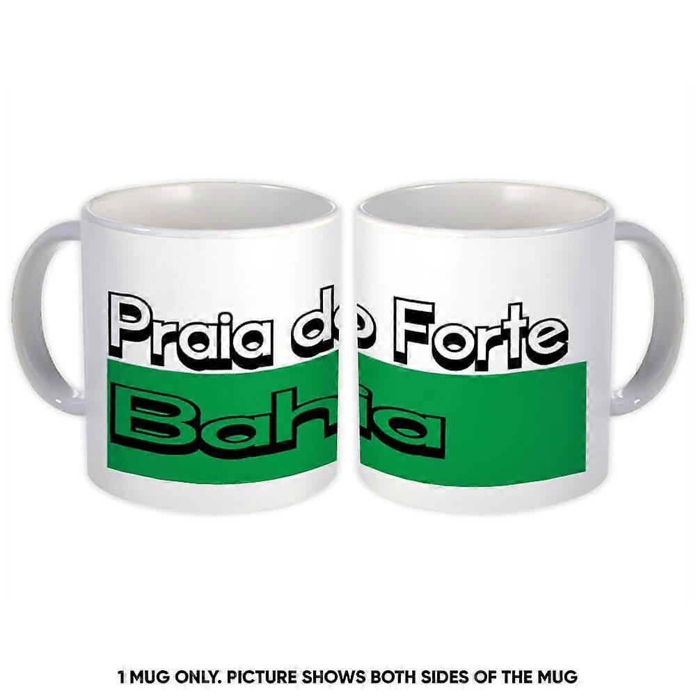 Gift Mug: Praia do Forte Bahia Rectangle