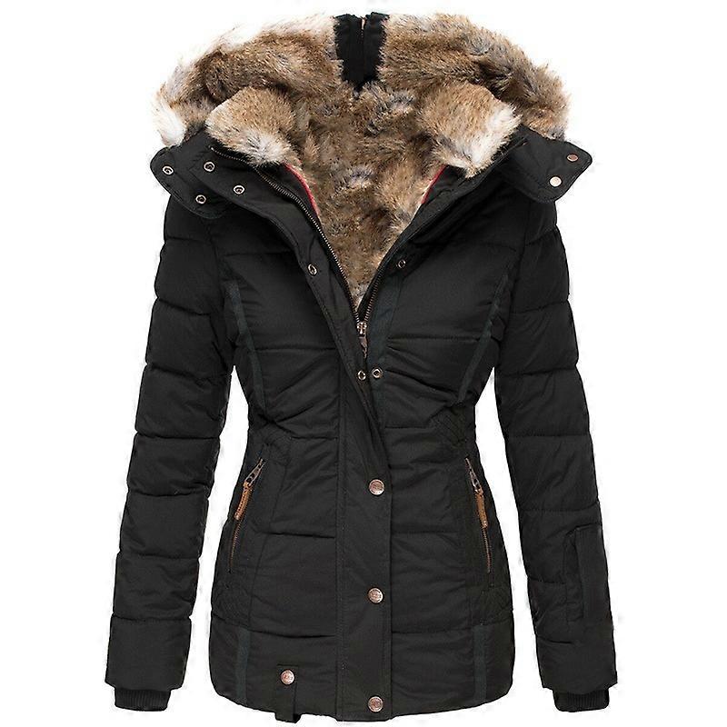 Damdunjacka Vinter Normal Varm Ledig Daglig Jacka Långärmad