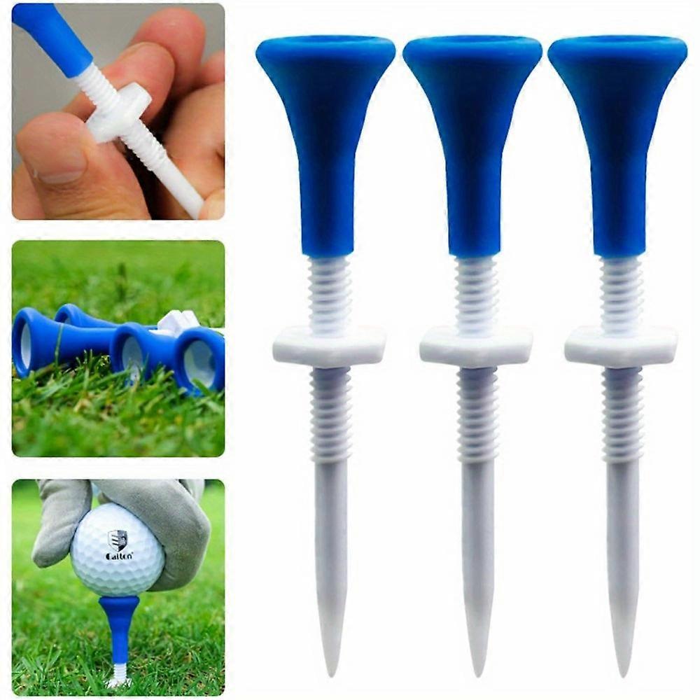 New style 5pcs Plastic Adjustable Height Golf Tees, For Outdoor Golf Training For Golfers Practice