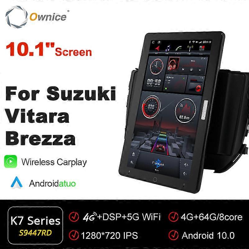 13.3 Inch IPS DSP 1Din Android 10.0 Car Radio 360 for Suzuki Vitara Brezza 2016-2019 GPS Auto Audio Player SPDIF 4G LTE NO DVD