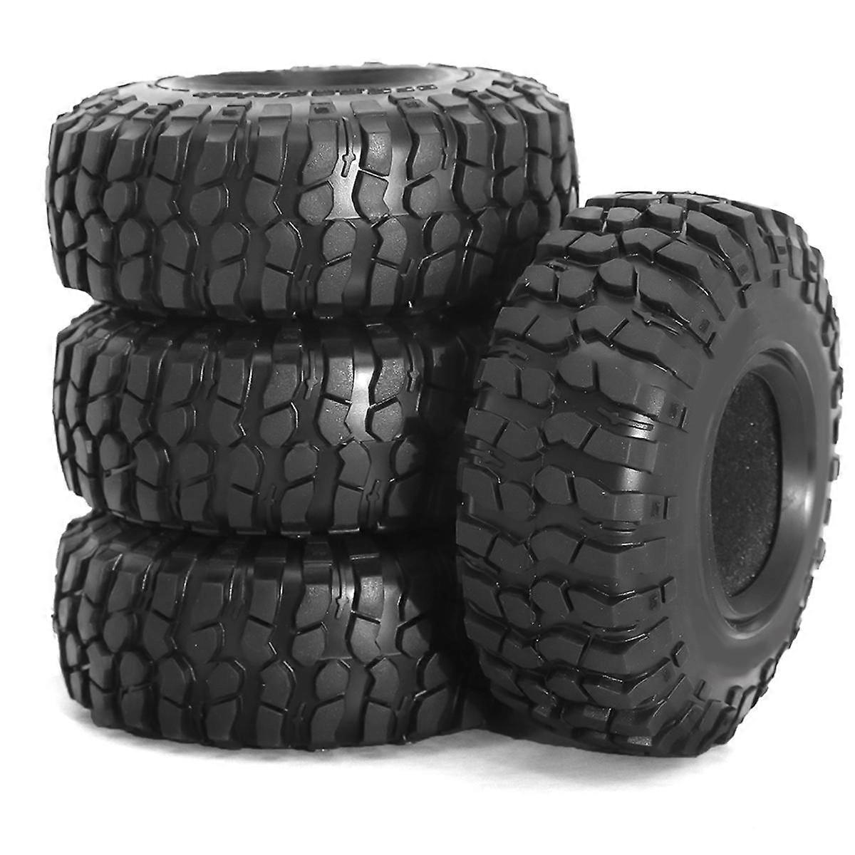 4PCS 1,9 tums universellt klättringsdäck 106 mm rock terrängdäck med innerfoder för 1/10 rc crawler