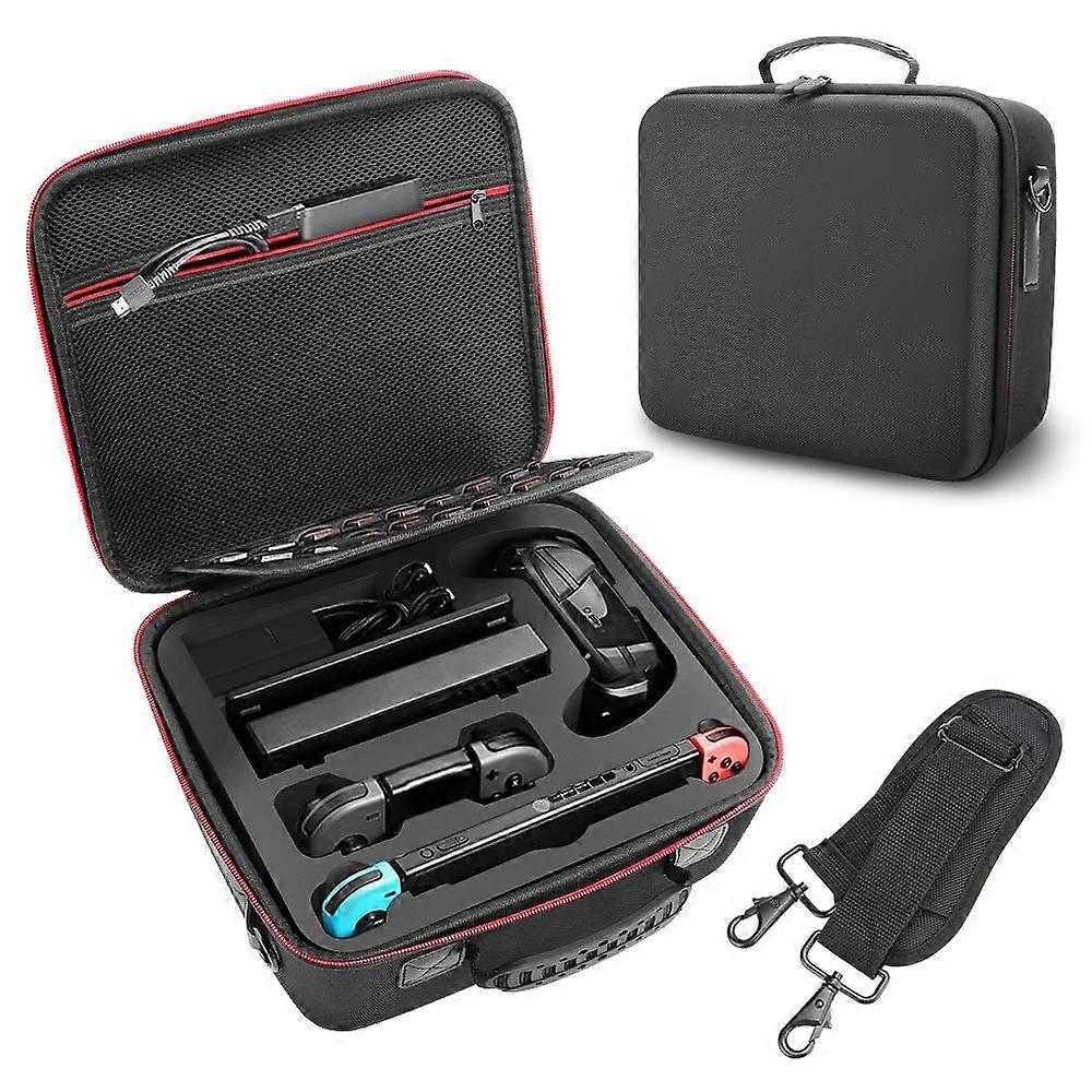 Nintendo Switch Hard Shell Carrying Case - Durable and Lightweight Travel Bag with Shoulder Strap for Ultimate Gaming Experience