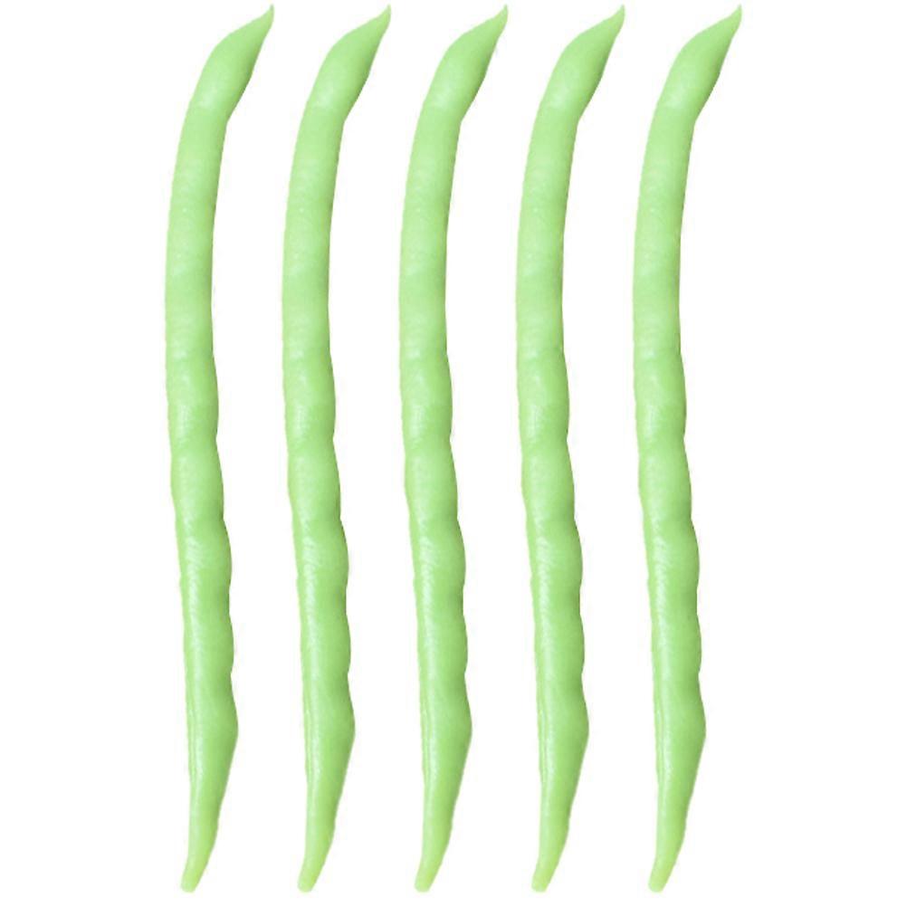 5pcs Fake Vegetable Models Artificial Kidney Bean Models Fake Vegetable Restaurant Display Props