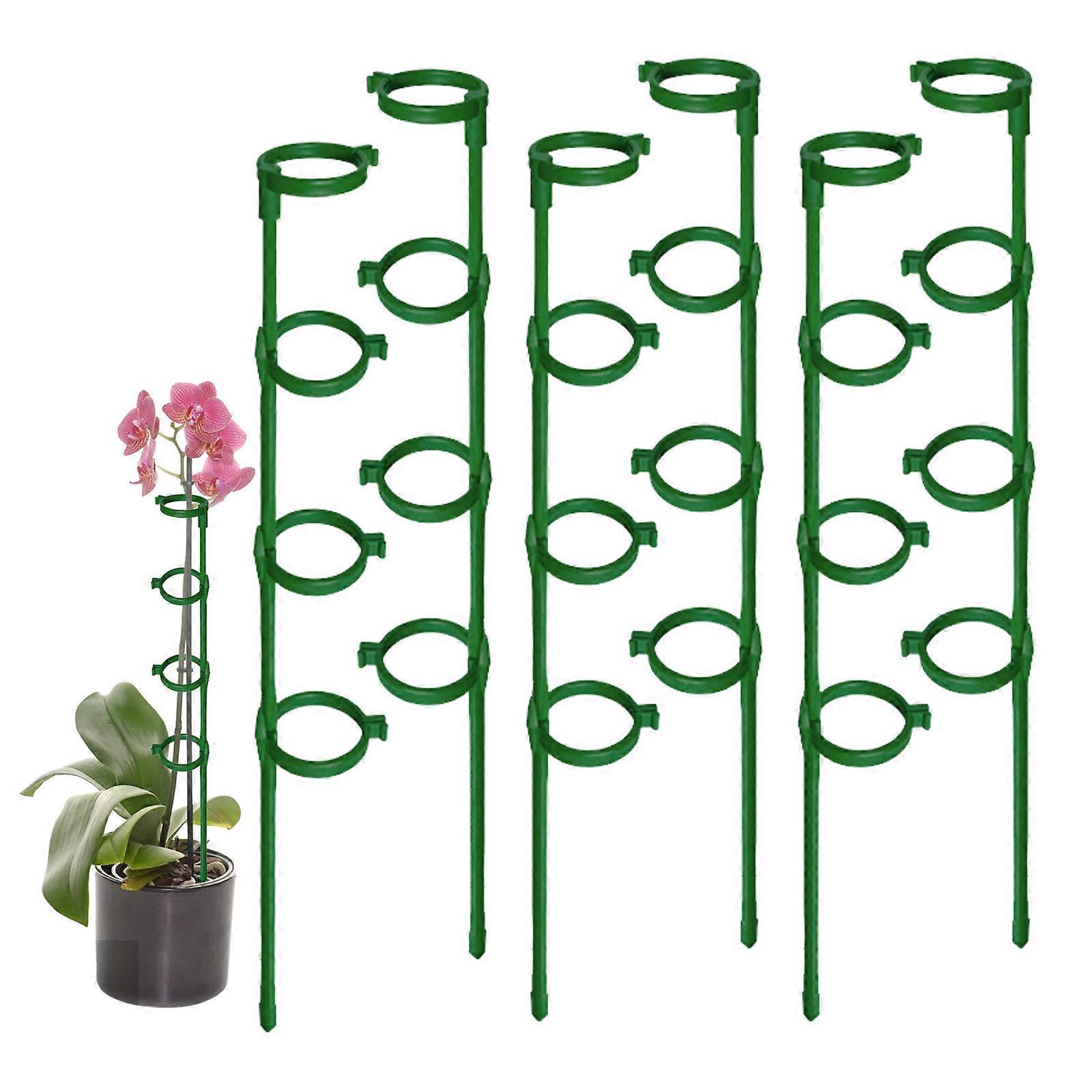 6PCS Stakes Plant Support Stand Frame Garden Climbing Trellis Flowers Stand Cage