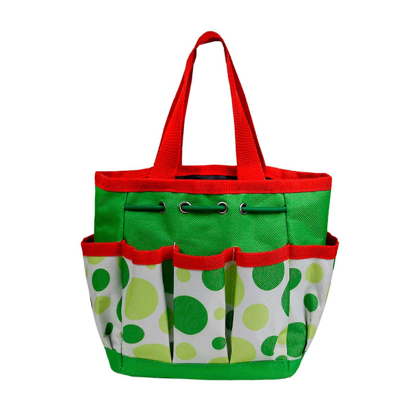 Children Garden Tool Storage Bag Large-Capacity Portable Tool Organizer Toolbox