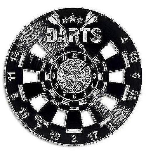 Simple Darts Game Vinyl Record Wall Clock