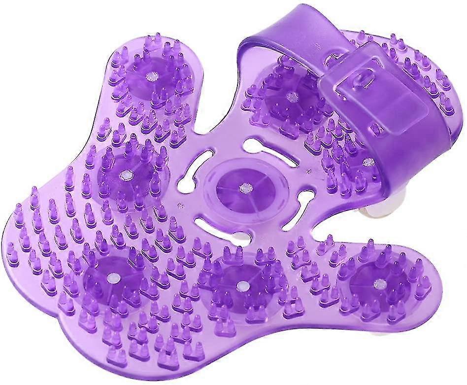 For Palm Shaped Massage Glove Body Massager Metal Roller Ball Muscle Pain Relief Random Color