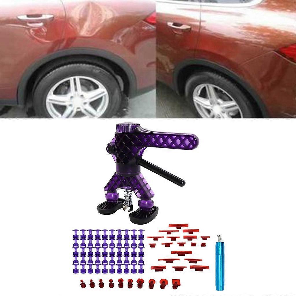  Car Body Damage Dent Fix Tool Pulling Bridge Puller Removal Paintless Universal