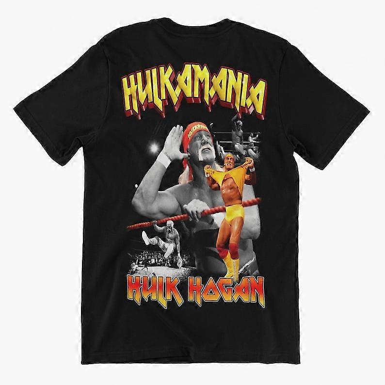 هالك هوجان خمر ريترو تي شيرت | تي شيرت عتيق | خمر 90s الراب المحملة Hulkamaniagughfu192