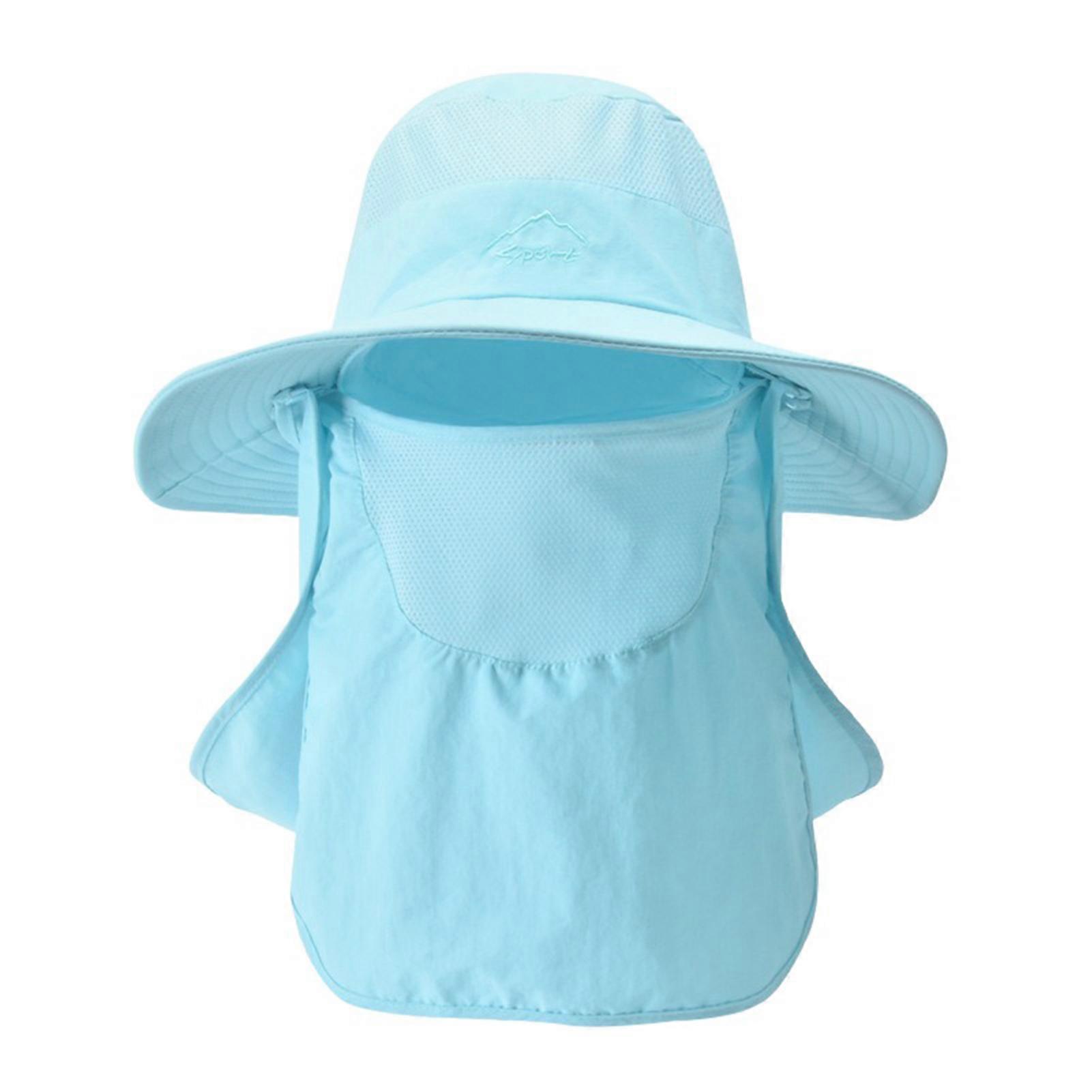 Bucket Hat with Face Cover, Comfortable Skin-friendly Hat, Windproof Lightweight Beanie Hat, for Outdoor Activities