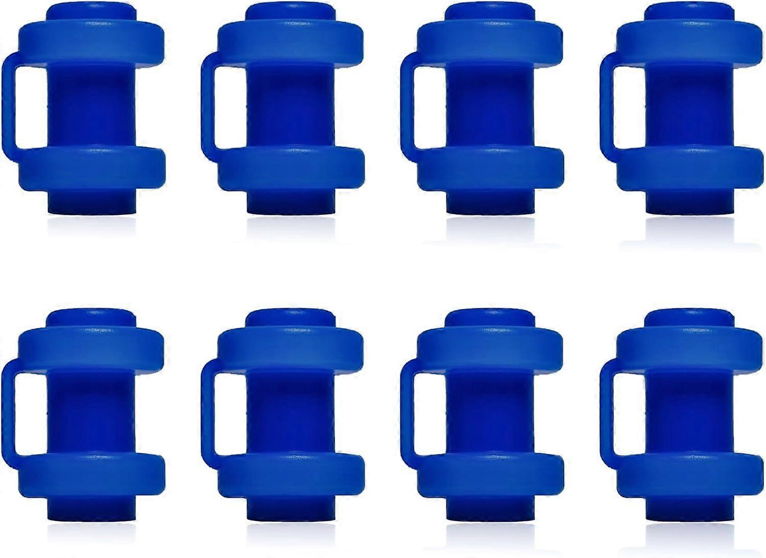 Set of 8 Trampoline Pole End Caps, Trampoline End Caps, Particularly Robust, Weather Resistant Trampoline Bar End Caps, Trampoline Accessory