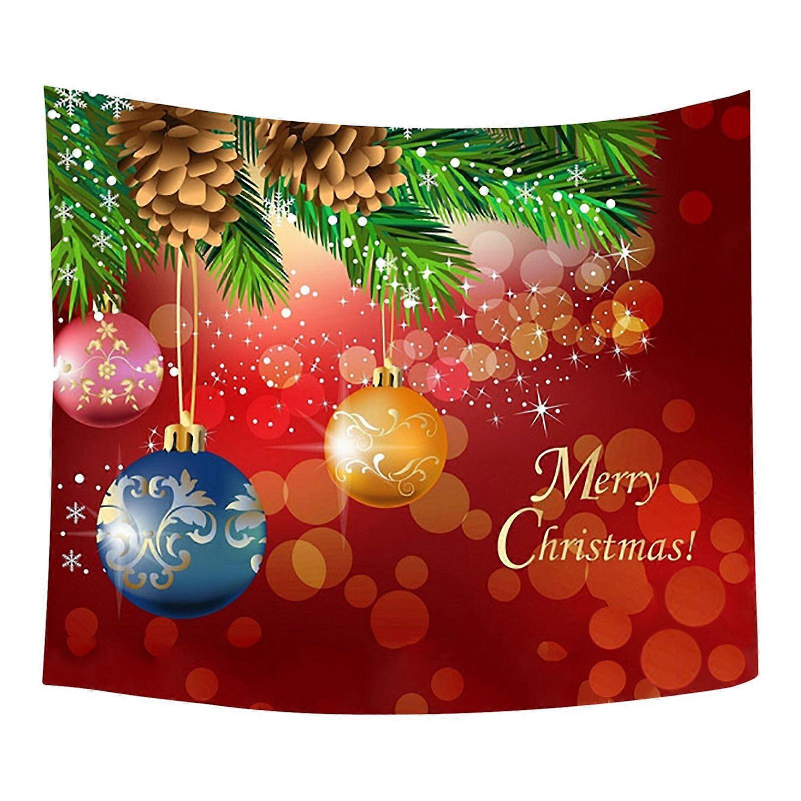 Christmas Printed Tapestry Hanging Cloth Background Cloth Tapestry Beach Towel Beach Blanket