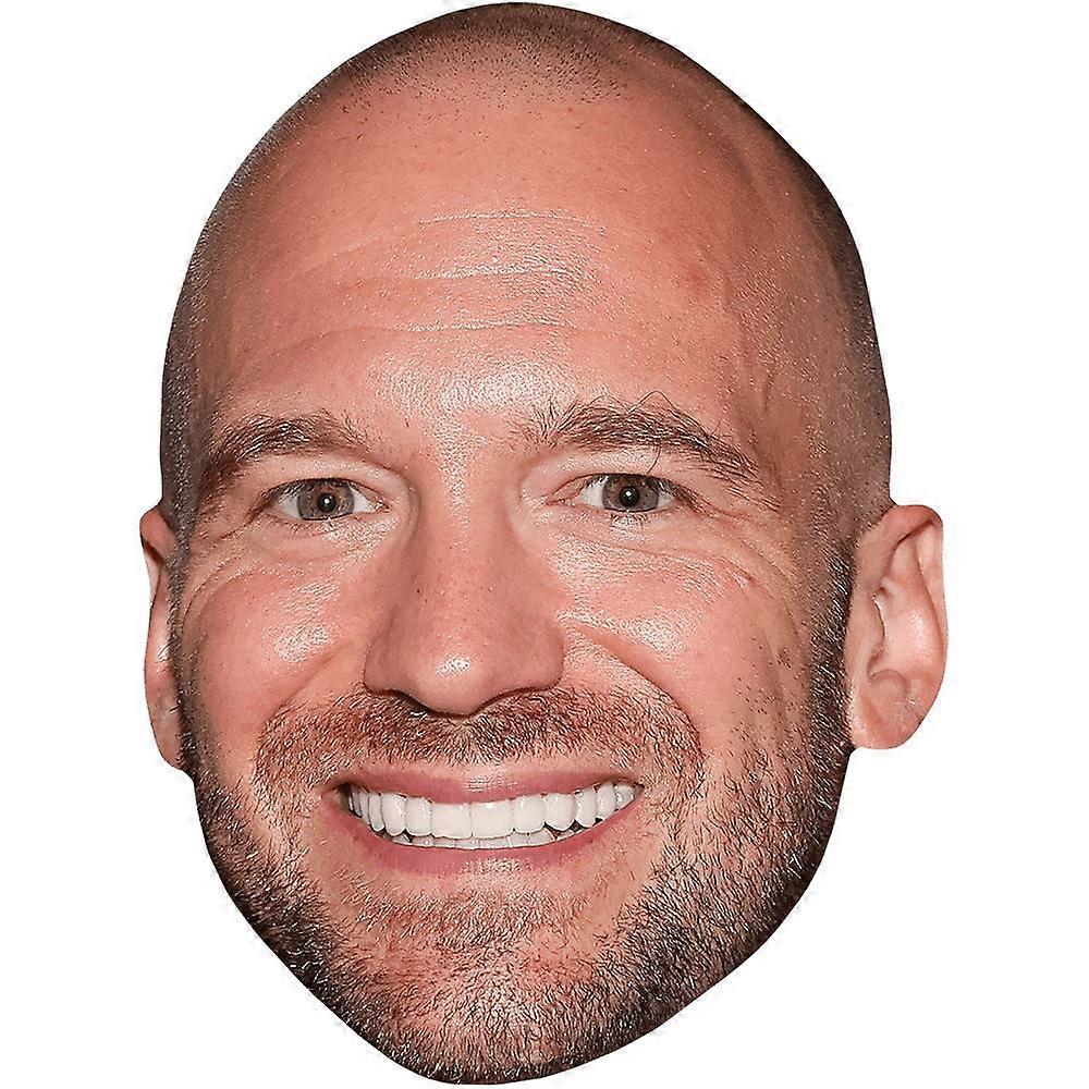 Sean Evans (Smile) Celebrity Mask, Flat Card Face
