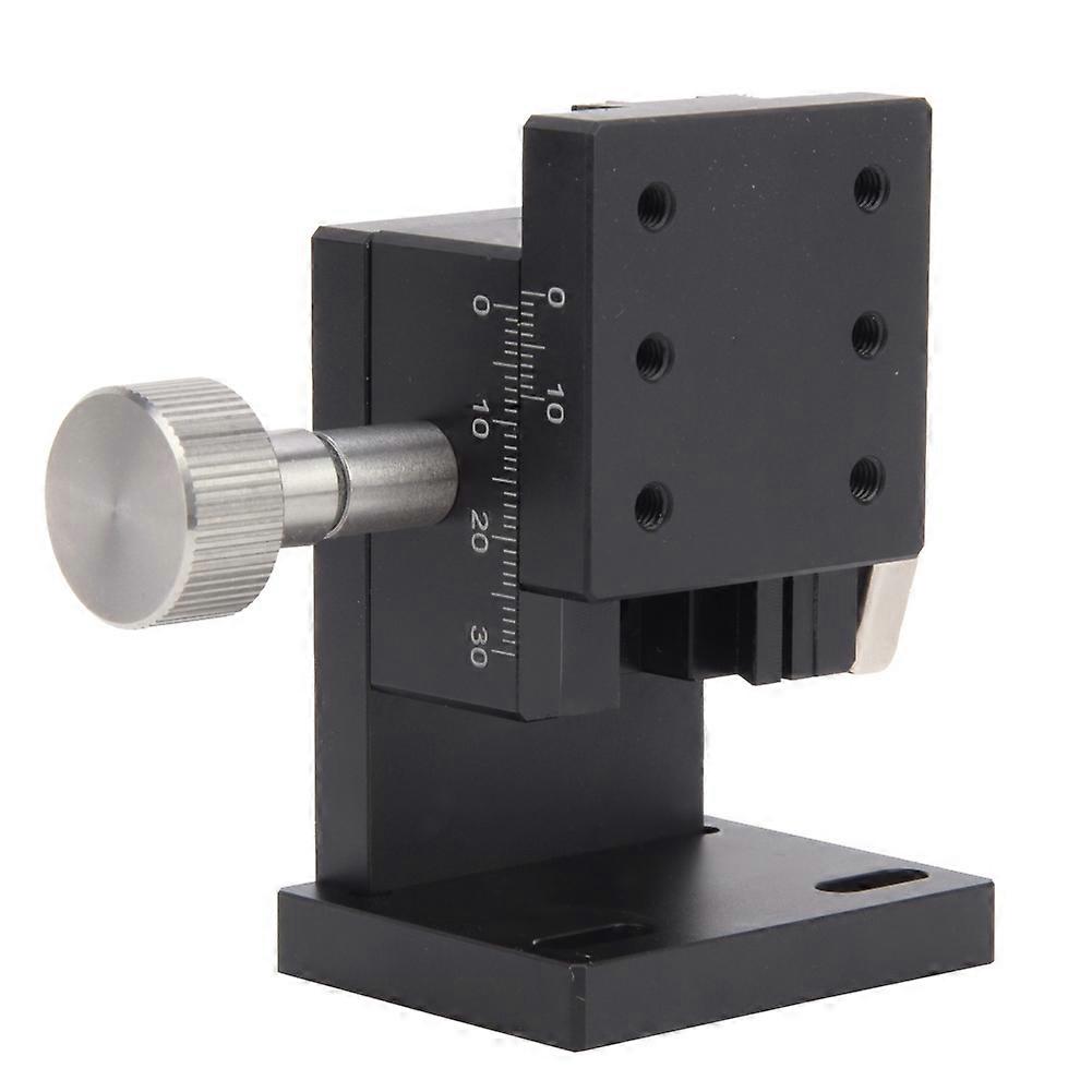 Manual Z Trimming Platform Gear Guide High Accuracy Adjustable Lifting Stage 40x40mm