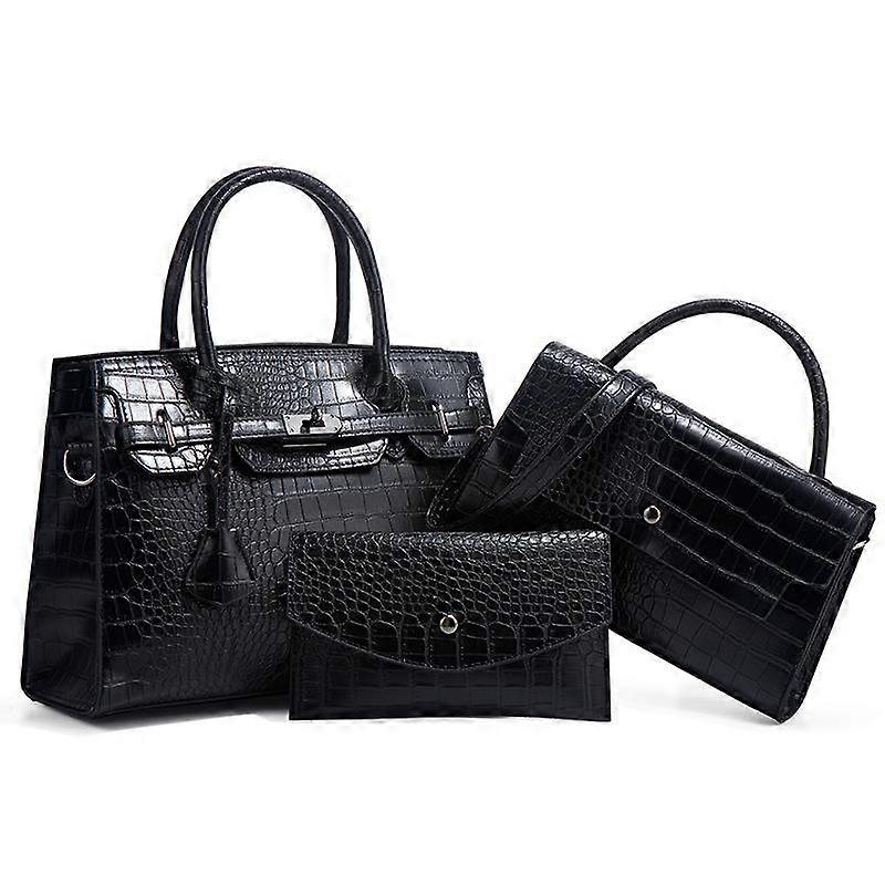 Damen Krokodilmuster Handtasche Mode Trend Diagonal Straddle Bag Große Kapazität Gehäuse