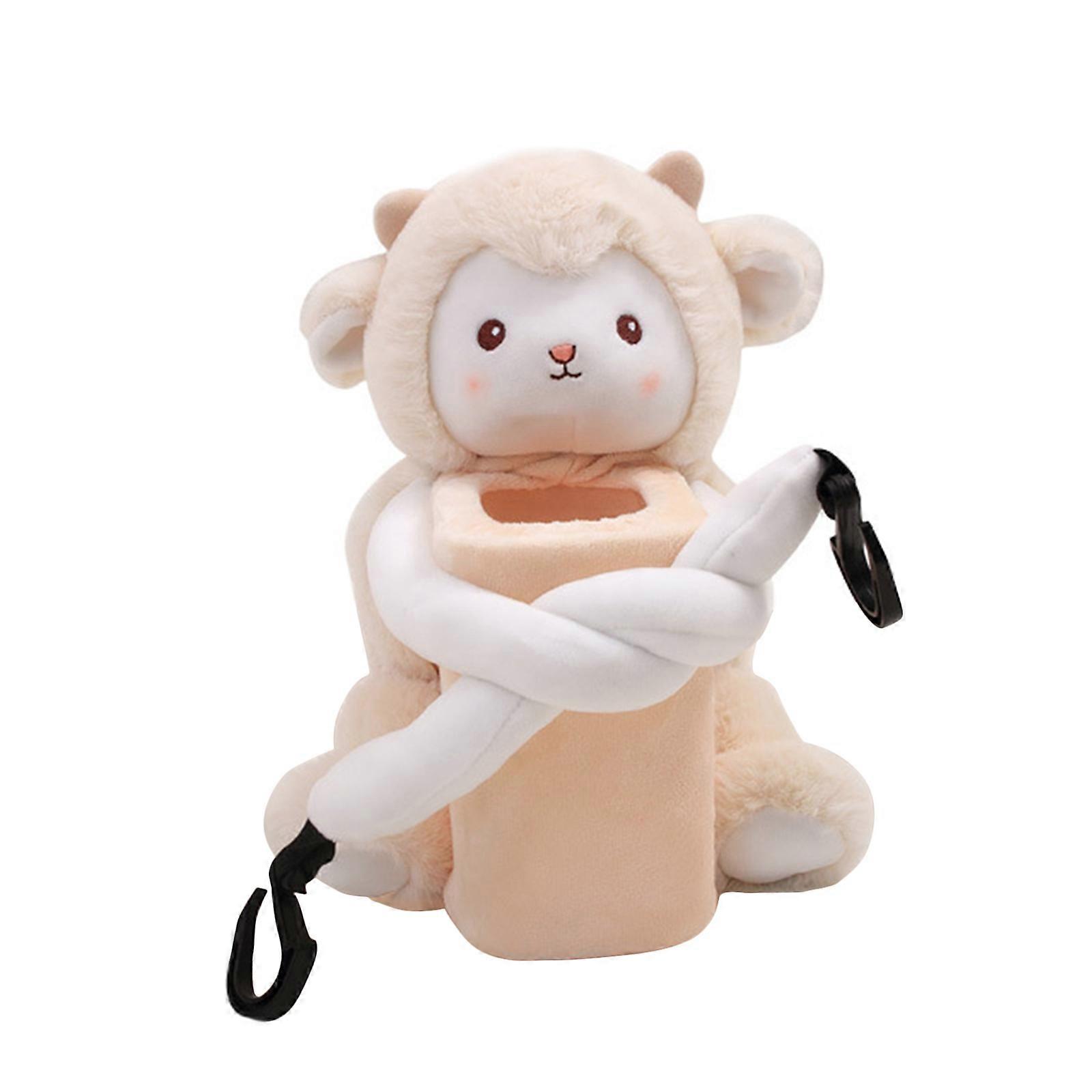 Sheep, Tissue, Holder, Cartoon, Plush, Tissue, Box, Cover