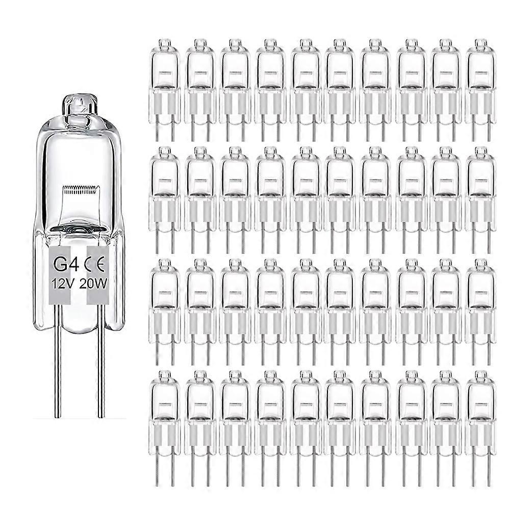 Lot de 10 lampes halogènes G4 20W 12V – Lumière blanche chaude pour un éclairage optimal