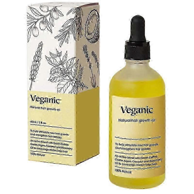Wegański naturalny olejek do wzrostu włosów, Wegański olejek do wzrostu włosów, Wegański olejek do włosów suchych i zniszczonych, Olejek rozmarynowy do cienkich włosów