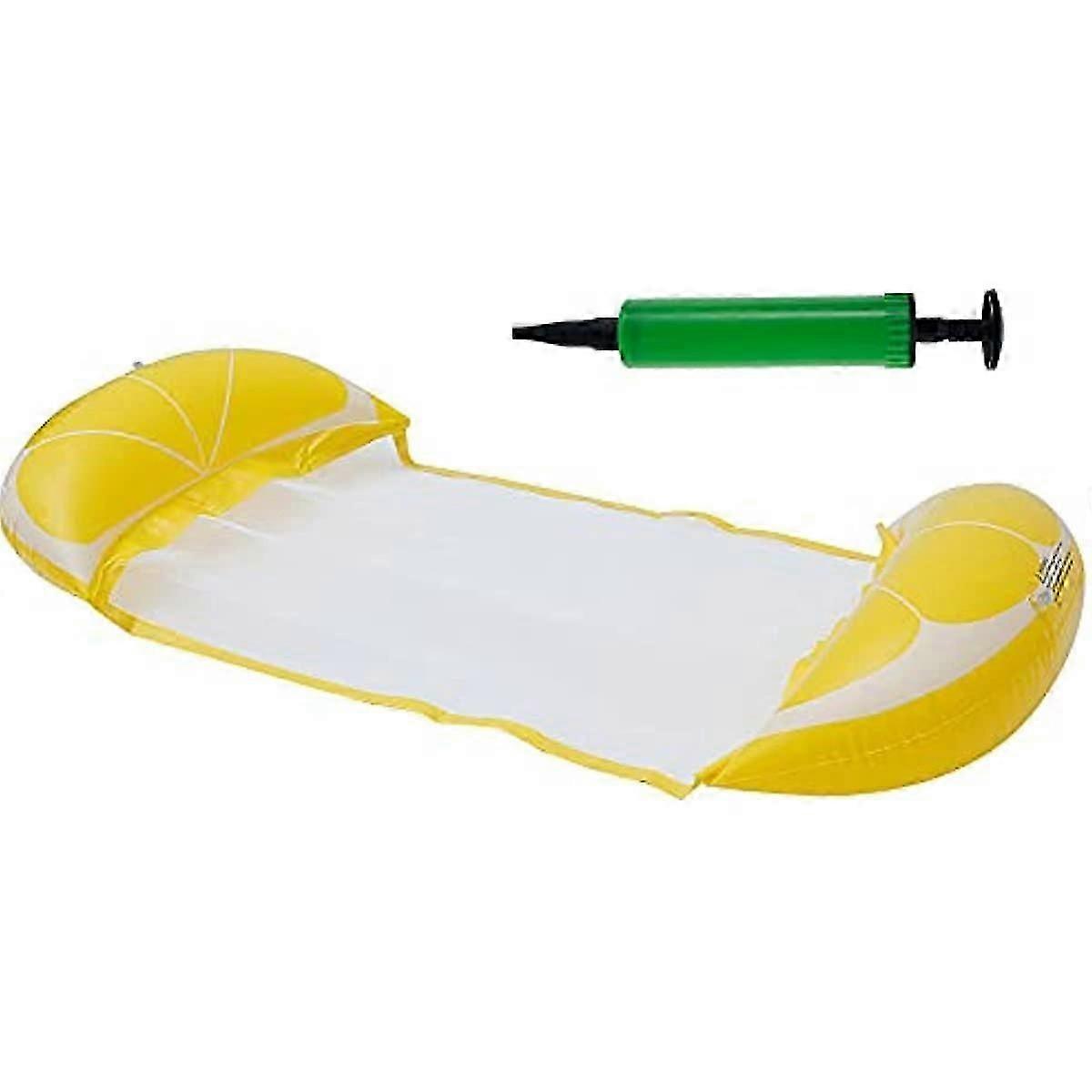 Acqua Amaca 4-in-1 Gonfiabile Galleggiante Letto per Piscina, Spiaggia, Vasca Idromassaggio - Portatile A Forma Di Frutta Aria Divano Sedia Stuoia Giocattolo