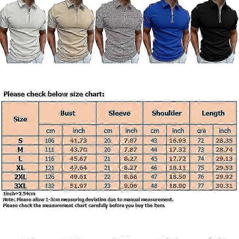 Mens Summer Solid Color Tee Classic Fit Short Sleeve T-shirt Beach Pullover Lapel Neck