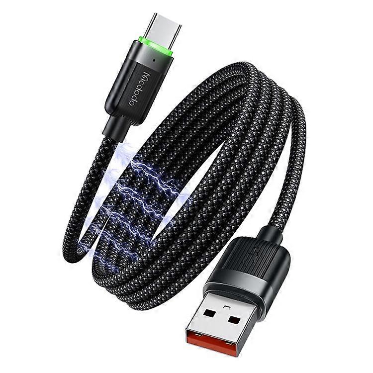 MCDODO CA-5650 1.2m USB-A to USB-C 6A Fast Charging Cable Magnetic Data Cord