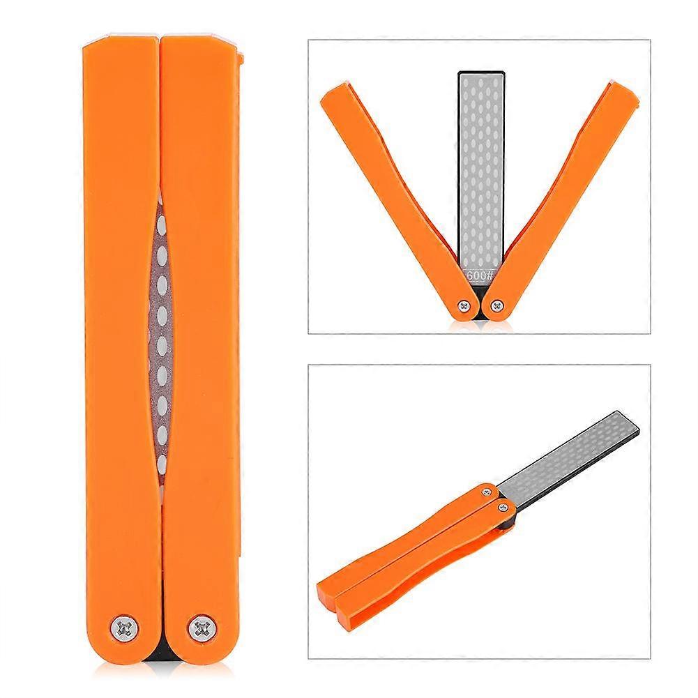 Mini Folding Double-Sided 400/600# Sharpener Stone Whetstone Stone Sharpening