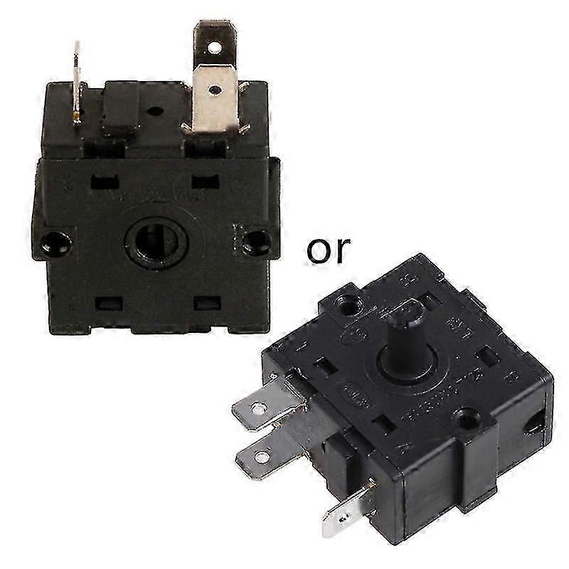Elektrisk romvarmerposisjon 3-pinners 5-pinners rotasjonsbrytervelger AC 250v 16a
