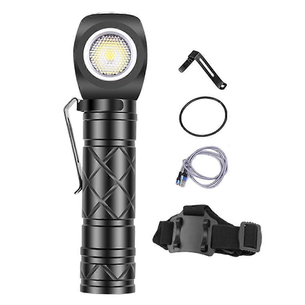 P8 LED Portable 800LM Headlamp with Magnetic Tail Power Display Multifunctional Head Lamp for Outdoor Work Light