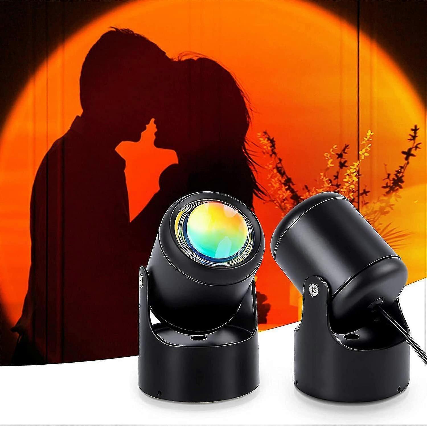Sunset Lamp, Home Decor Projector Light With 16 Colors 4 Modes, Color Changing Lamp Sunlight Projection Gift For Kids
