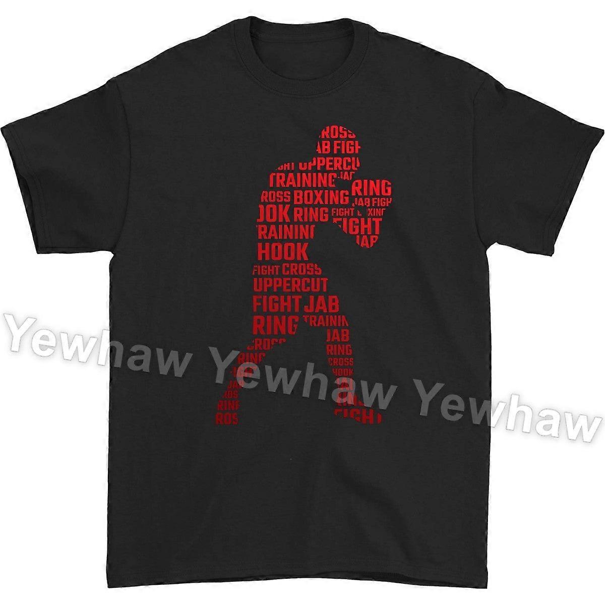 ボクシンググローブボクサーコーチギフトヴィンテージTシャツ、ボクシングスポーツ愛好家クリスマスバースデープレゼントTシャツ