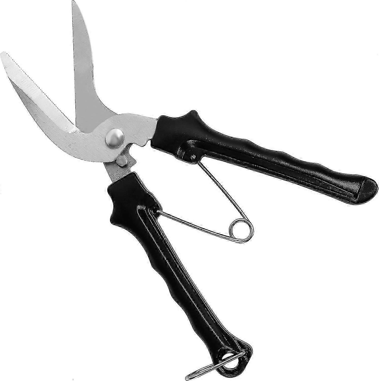 Heavy-Duty Carpet Scissors - 20.5cm / 8.07 Inches Multipurpose Shears - Stainless Steel Industrial Sharp Blade Cutters for Carpet, Cardboard, Fabric